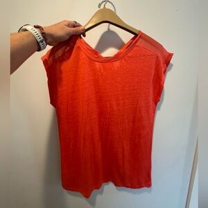 Vibrant Pink Short Sleeve Women's Top